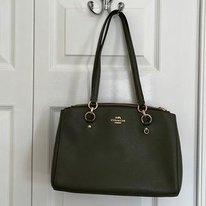 Coach Green Handbag